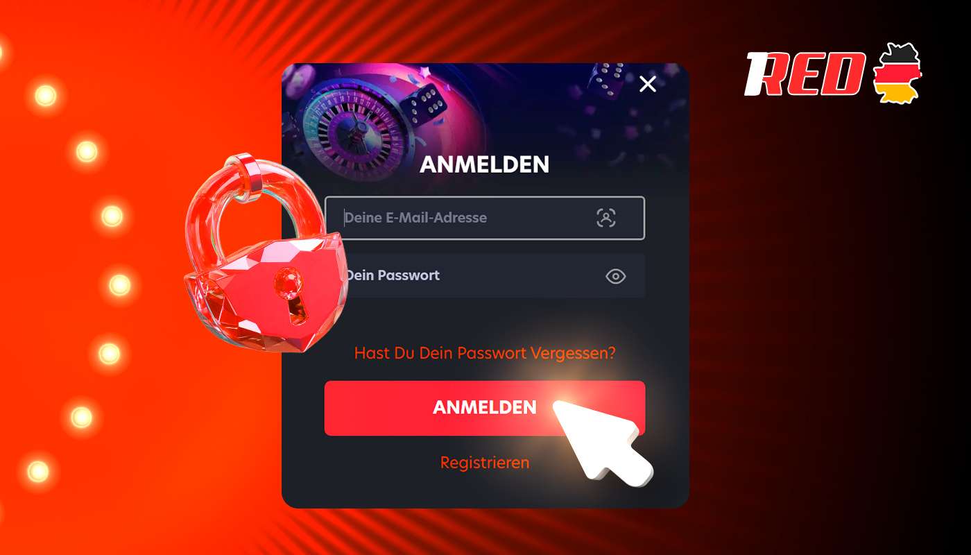 Bei Red Casino ist es ganz einfach, sich in sein Konto einzuloggen