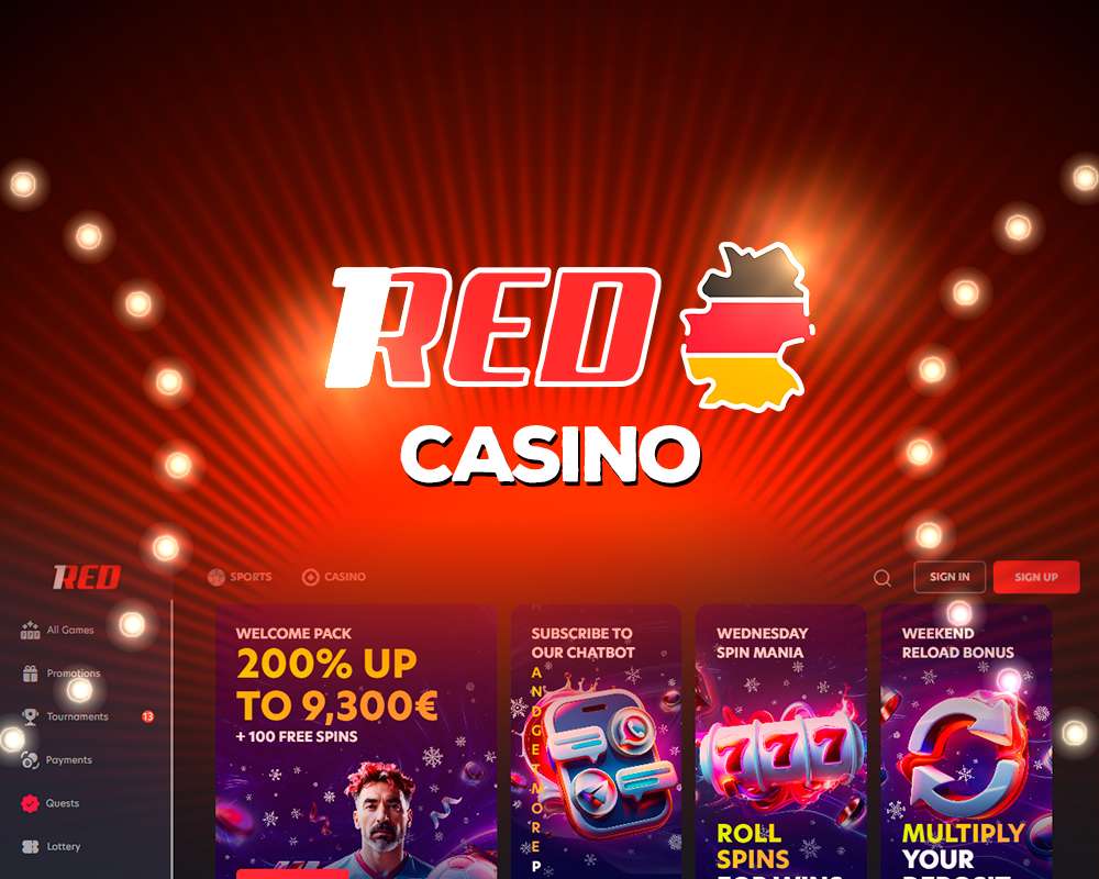 Das Casino 1Red bietet leicht zugängliche Glücksspiele